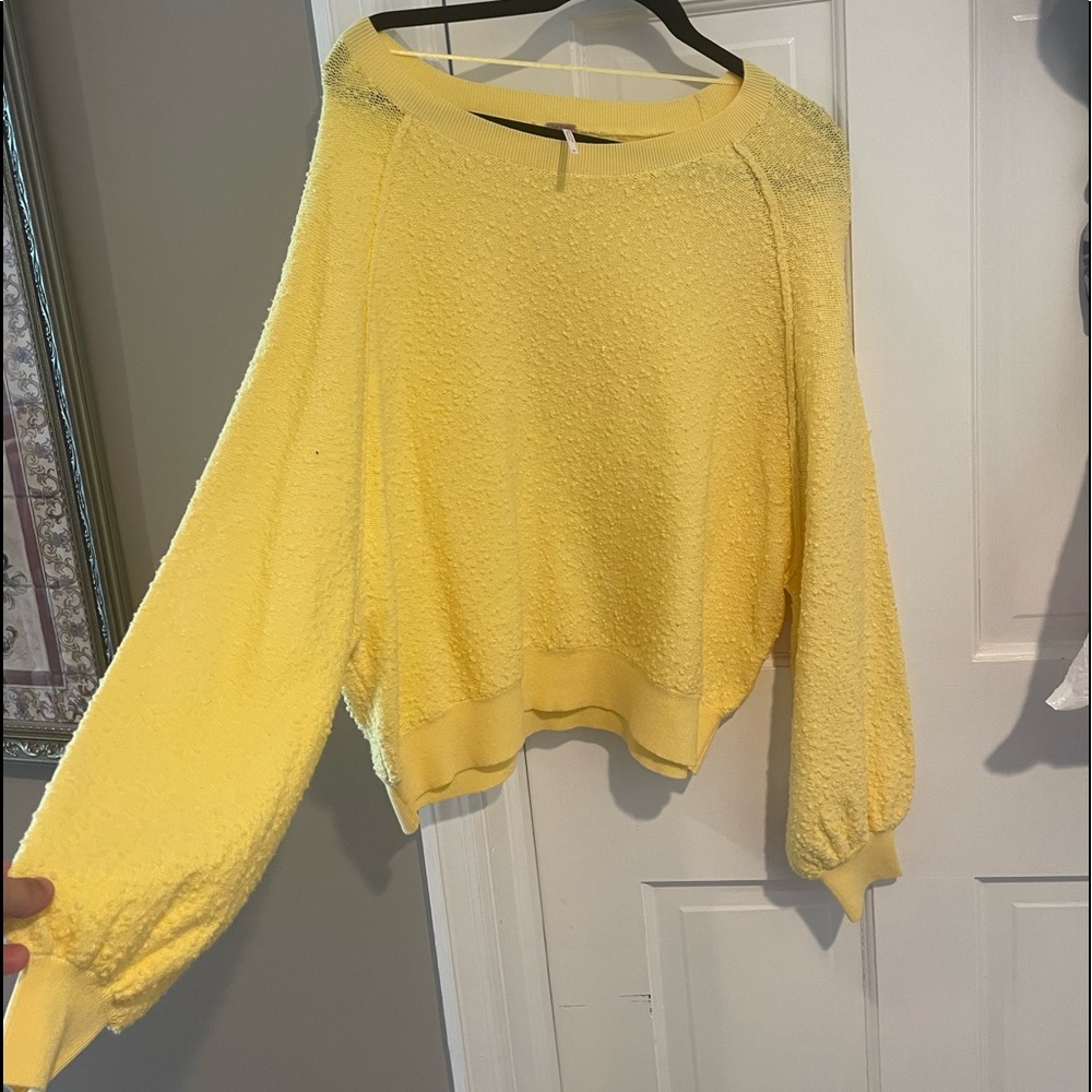 free people off the shoulder sweater (NWOT)